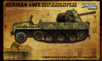 Great Wall Hobby L35021 - WWII German sWS General Cargo Version w/ 3.7cm FlaK 43