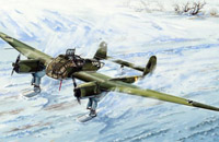 Great Wall Hobby L4808 - Focke-Wulf Fw 189A-1 w/ Schneekufen