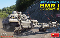 MiniArt 37043 -- Ukrainian BMR-1 w/ KMT-9